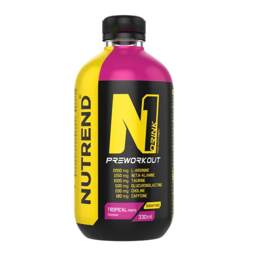 Nutrend N1 Drink Tropical Fruit pre-workout, 330ml